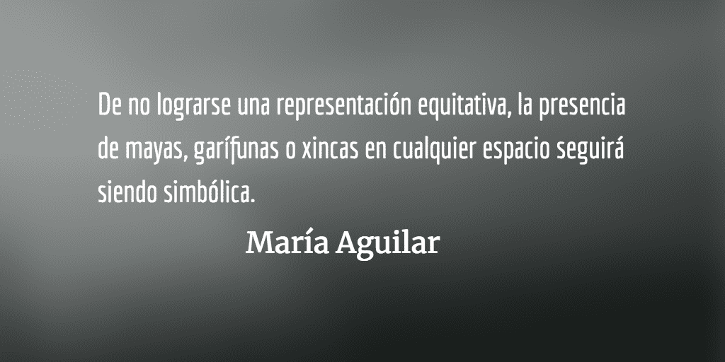 La nueva política, la joven política. María Aguilar.