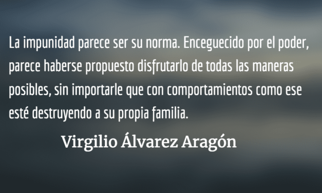 Sin piel para más manchas. Virgilio Álvarez Aragón.