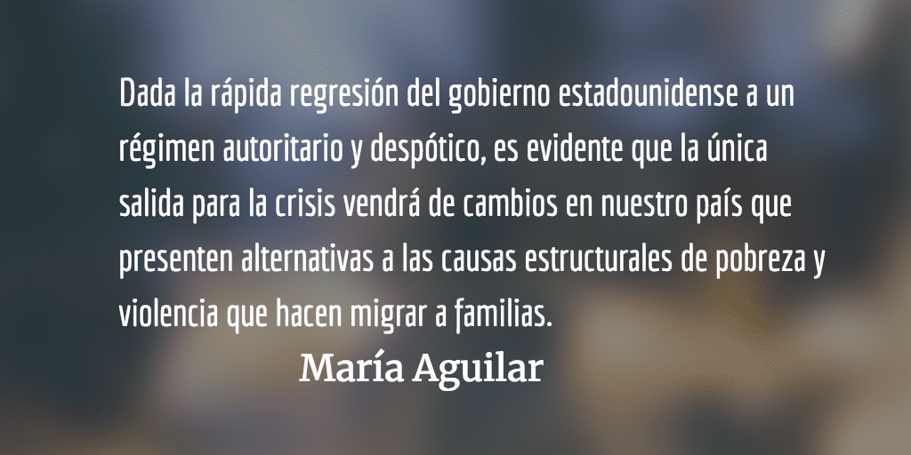 Los migrantes son la fuerza que sostiene a Guatemala. María Aguilar.