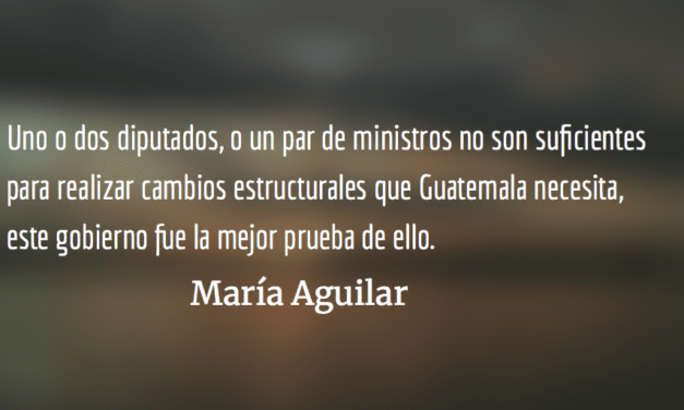 La desmemoria y el futuro político. María Aguilar.