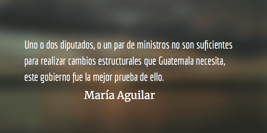 La desmemoria y el futuro político. María Aguilar.