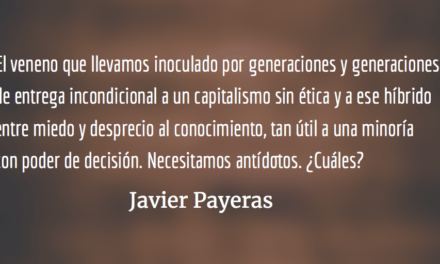The Revolution will not be televised. Javier Payeras.
