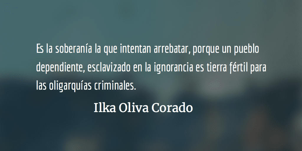 Destruir al progresismo y a sus líderes. Ilka Oliva Corado.