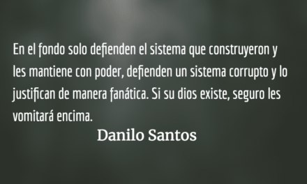 Sincrética inquisición. Danilo Santos.