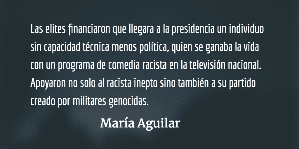 La normalización del autoritarismo. María Aguilar.