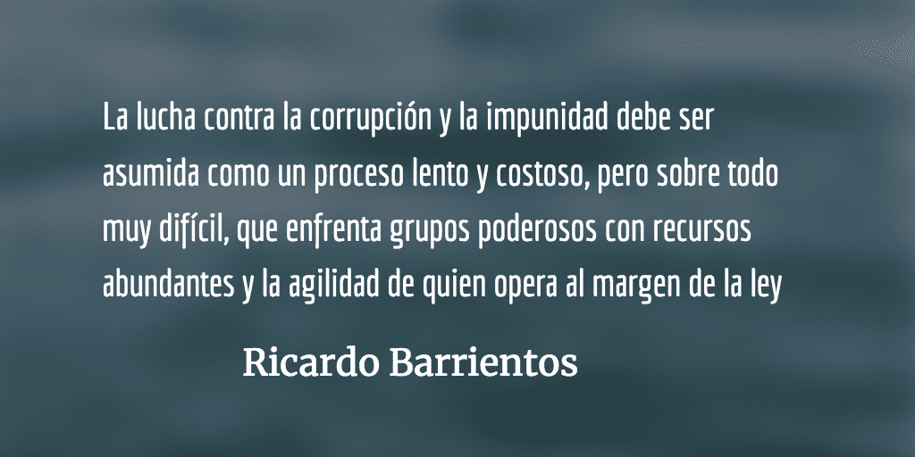 Corrupción en el Organismo Judicial. Ricardo Barrientos.