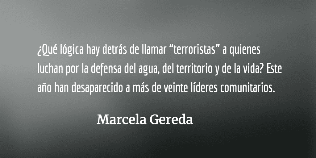 Des-criminalizar la lucha campesina. Marcela Gereda.