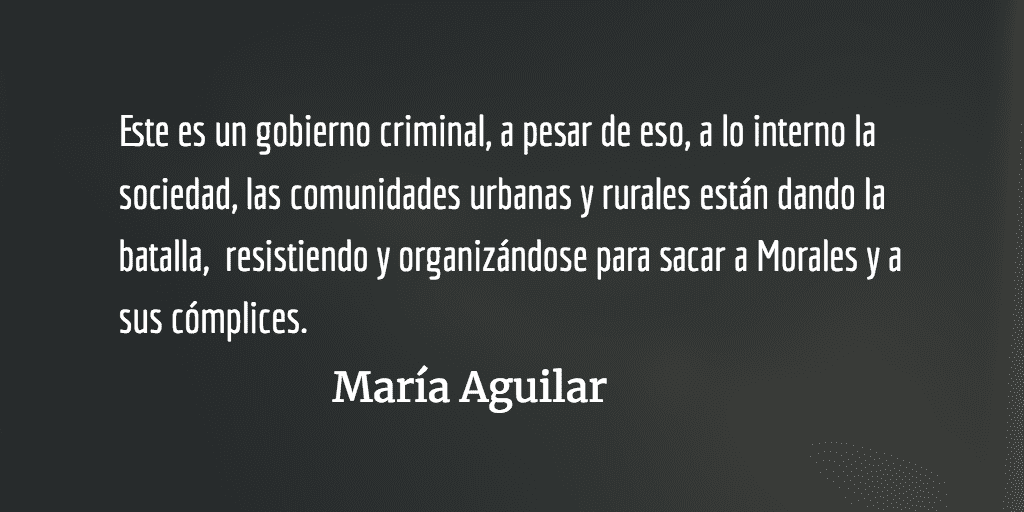 El gobierno criminal de Jimmy Morales. María Aguilar.