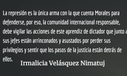 La CICIG tocó el corazón de la elite económica y del ejército. Irmalicia Velásquez Nimatuj.
