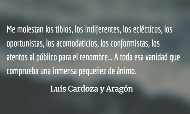 Paseos de sonámbulo. Luis Cardoza y Aragón.