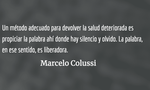 Oponer la palabra al silencio. Marcelo Colussi.