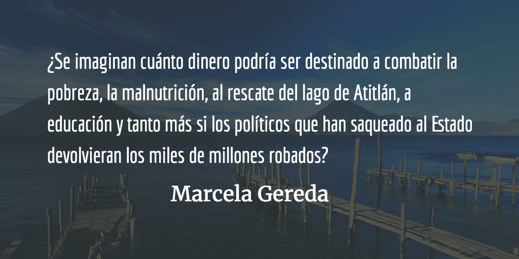 Atitlán: metáfora del país. Marcela Gereda.