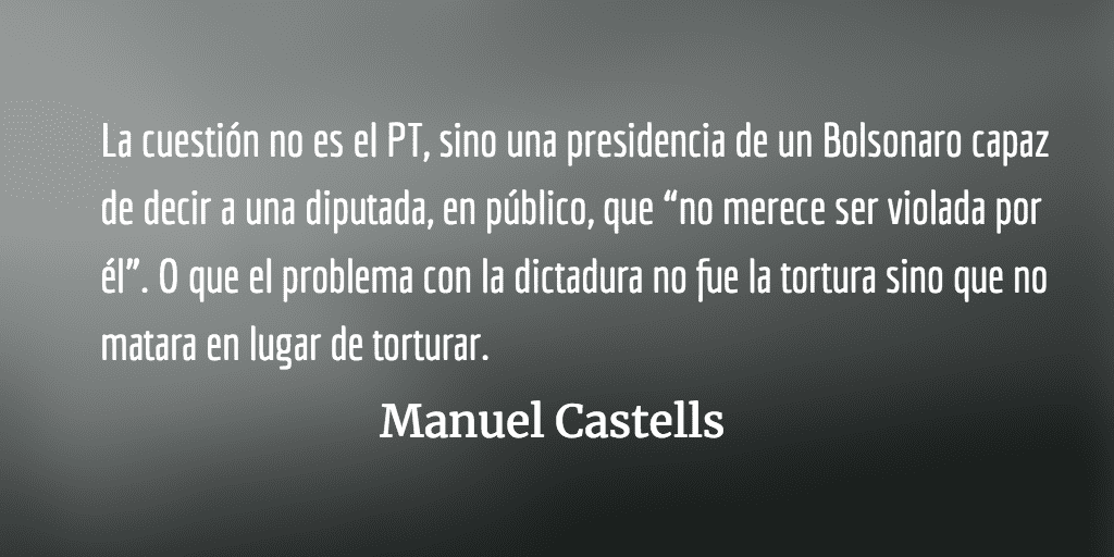 Carta abierta a los intelectuales del mundo. Manuel Castells.