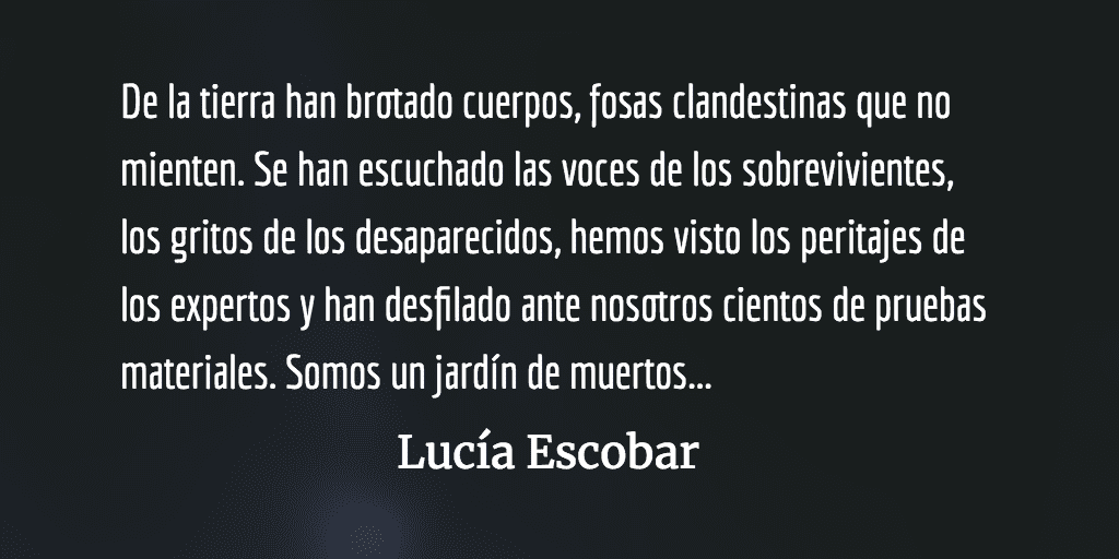 De la utilidad de un verso, un grito, una sinfonía. Lucía Escobar.