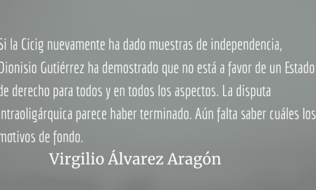 Juzgar asesinatos de prófugos también es razón de Estado. Virgilio Álvarez Aragón.
