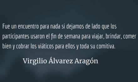Una cumbre sosa pero costosa. Virgilio Álvarez Aragón.