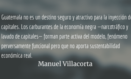 El actual modelo económico colapsó. Manuel Villacorta.