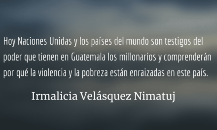 El Estado somos todos los guatemaltecos: Jimmy Morales y Sandra Jovel están defendiendo los privilegios de la oligarquía nacional y de criminales internacionales