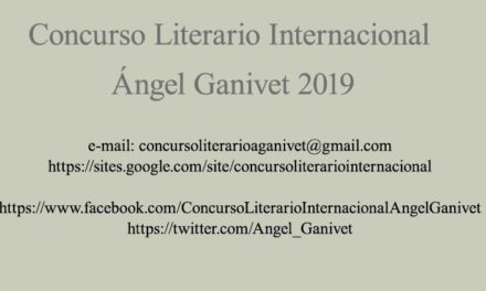 XIII CONCURSO LITERARIO INTERNACIONAL ﻿“ÁNGEL GANIVET”﻿