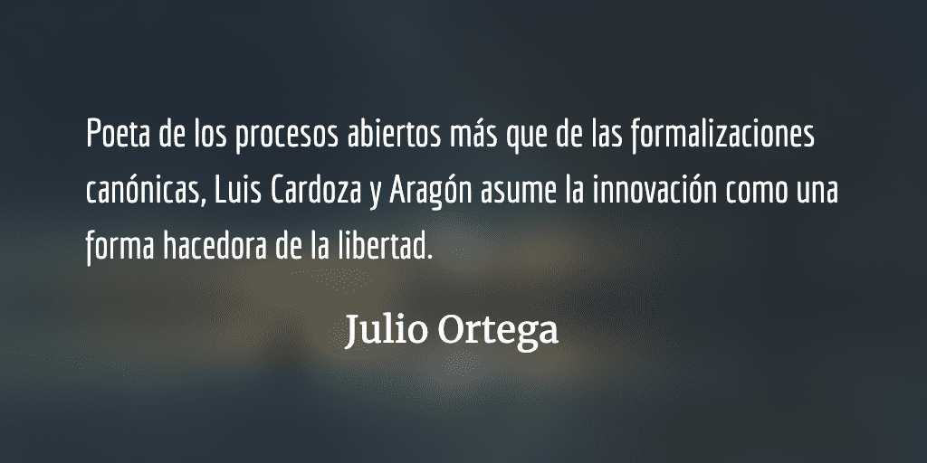 La constelación poética de Luis Cardoza y Aragón