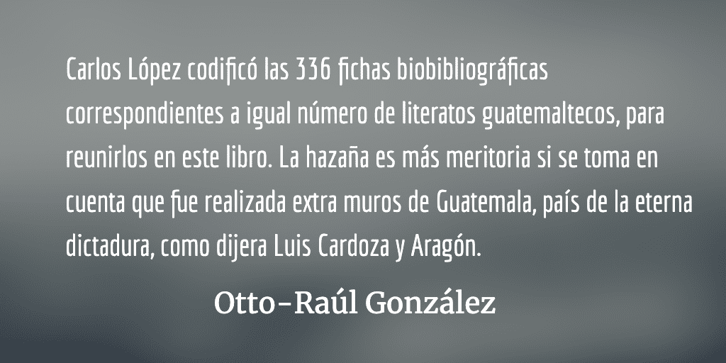 Diccionario bio-bibliográfico de literatos guatemaltecos