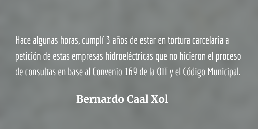 Bernardo Caal Xol y su derecho a ser escuchado por el Congreso