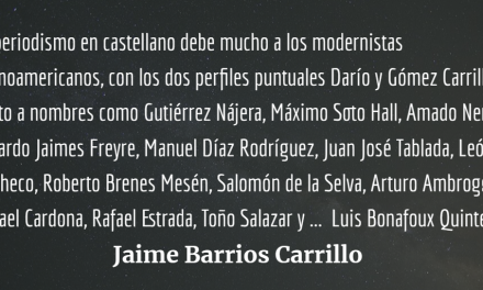 Enrique Gómez Carrillo, periodismo y crónica en el modernismo