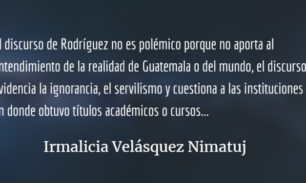 La ignorancia teórica y analítica de Allan Rodríguez Reyes