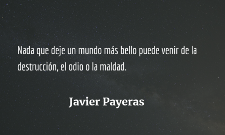 Javier Payeras: La pelea, la escritura y la vida, son siempre solitarios