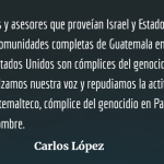 Otra vergüenza del gobierno de Guatemala